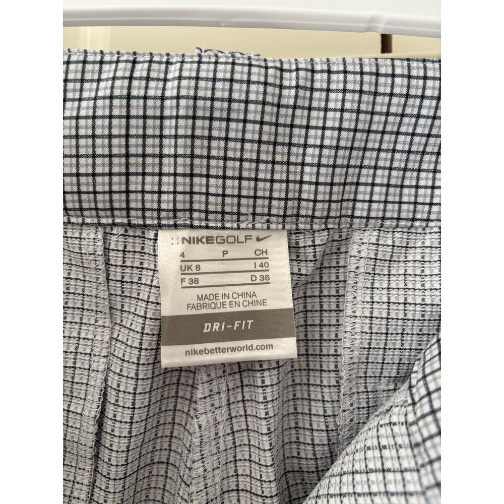 Nike Golf Dri-Fit Checked Golf Pants Size 4 - Picture 7 of 10